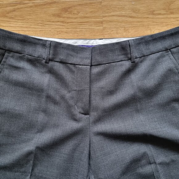 ARITZIA Talula Babaton Heather Grey Trousers Size 10 - Picture 8 of 8